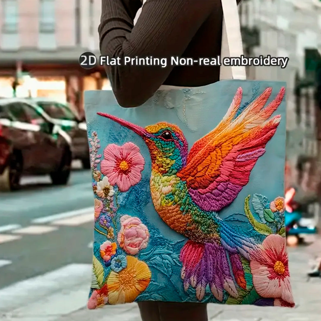 Bolsa de hombro diseño colibri tote bag
