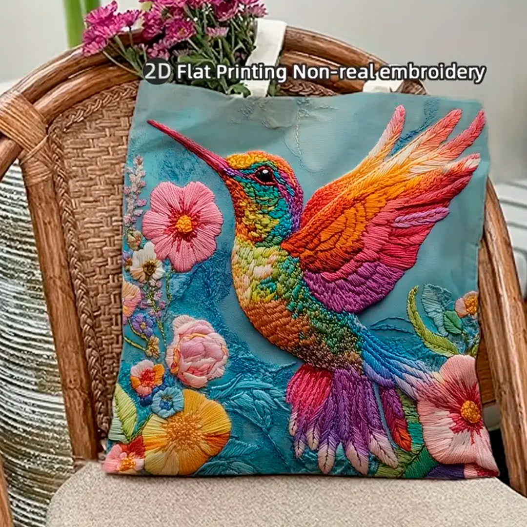 Bolsa de hombro diseño colibri tote bag