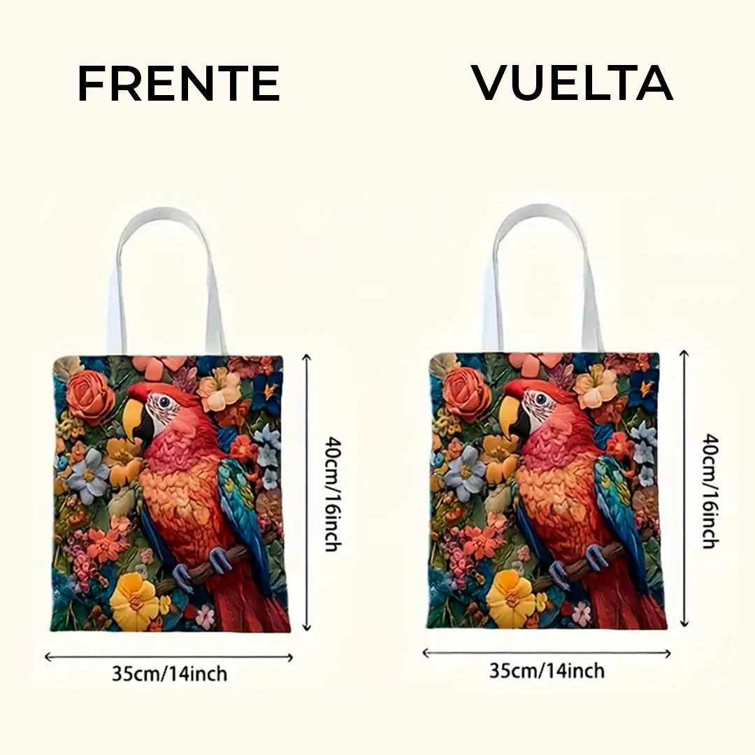 Bolsa Mandado Tote Bag diseño naturaleza Aves