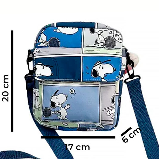Bolso cruzado diseño Snoopy