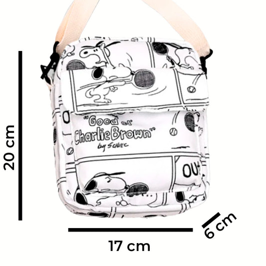 Bolso cruzado diseño Snoopy