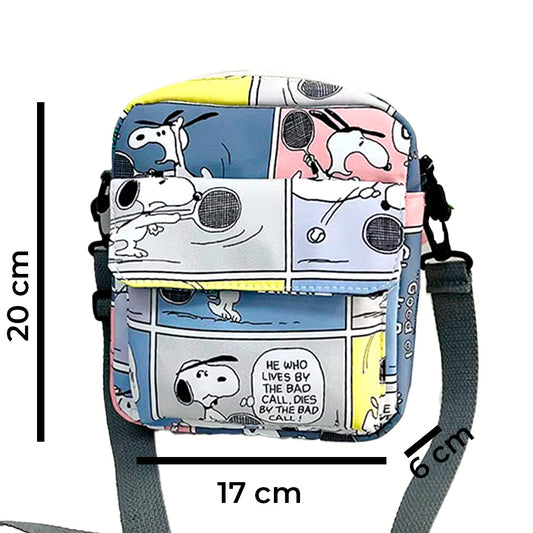 Bolso cruzado diseño Snoopy
