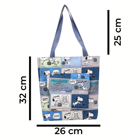 Bolsa Estilo Tote diseño Snoopy