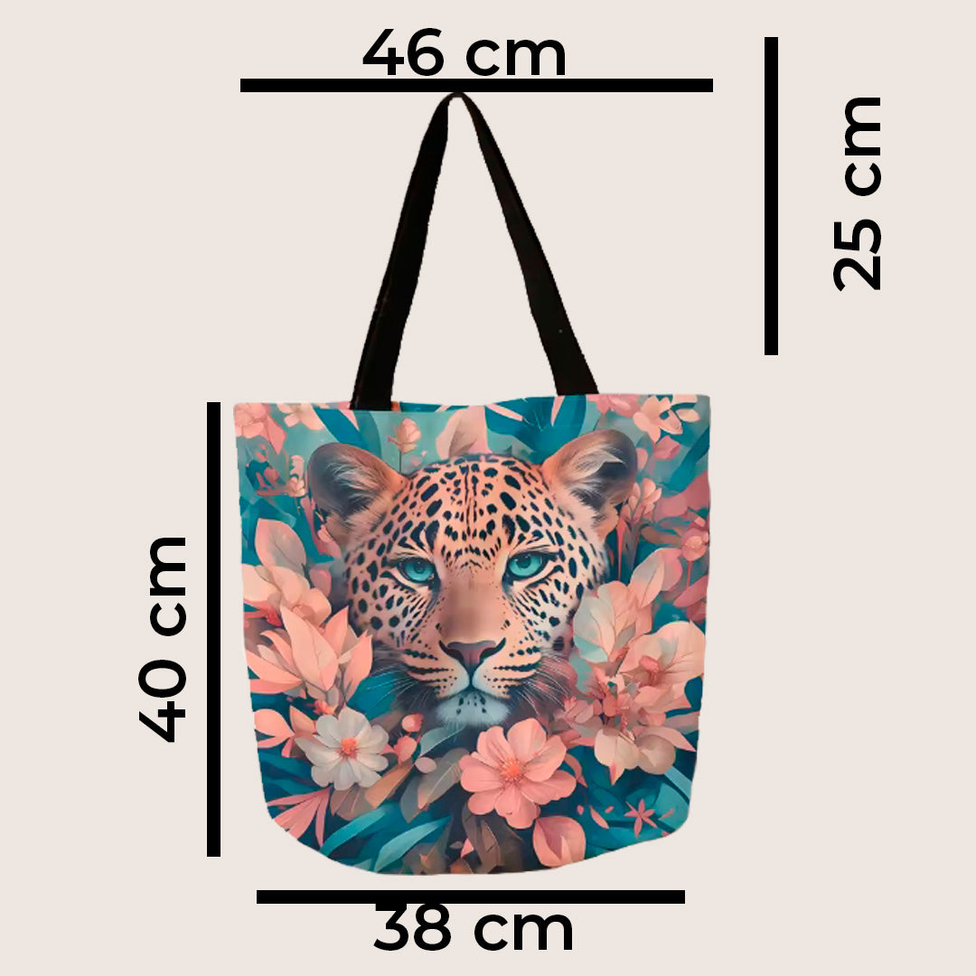 Bolsa Tote Tigre Poliester