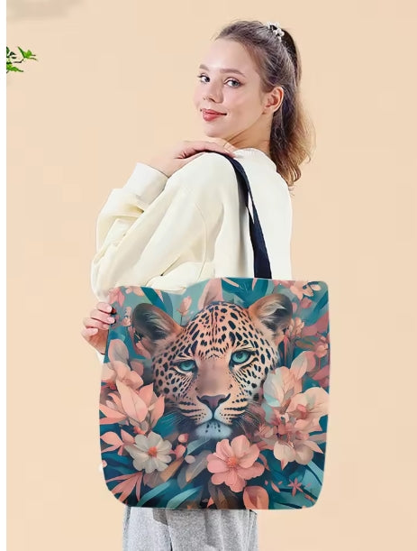 Bolsa Tote Tigre Poliester