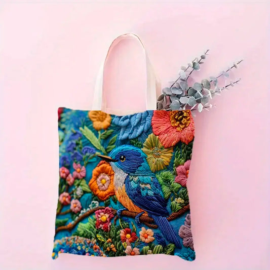 Bolsa de hombro Tote Bag diseño naturaleza ave