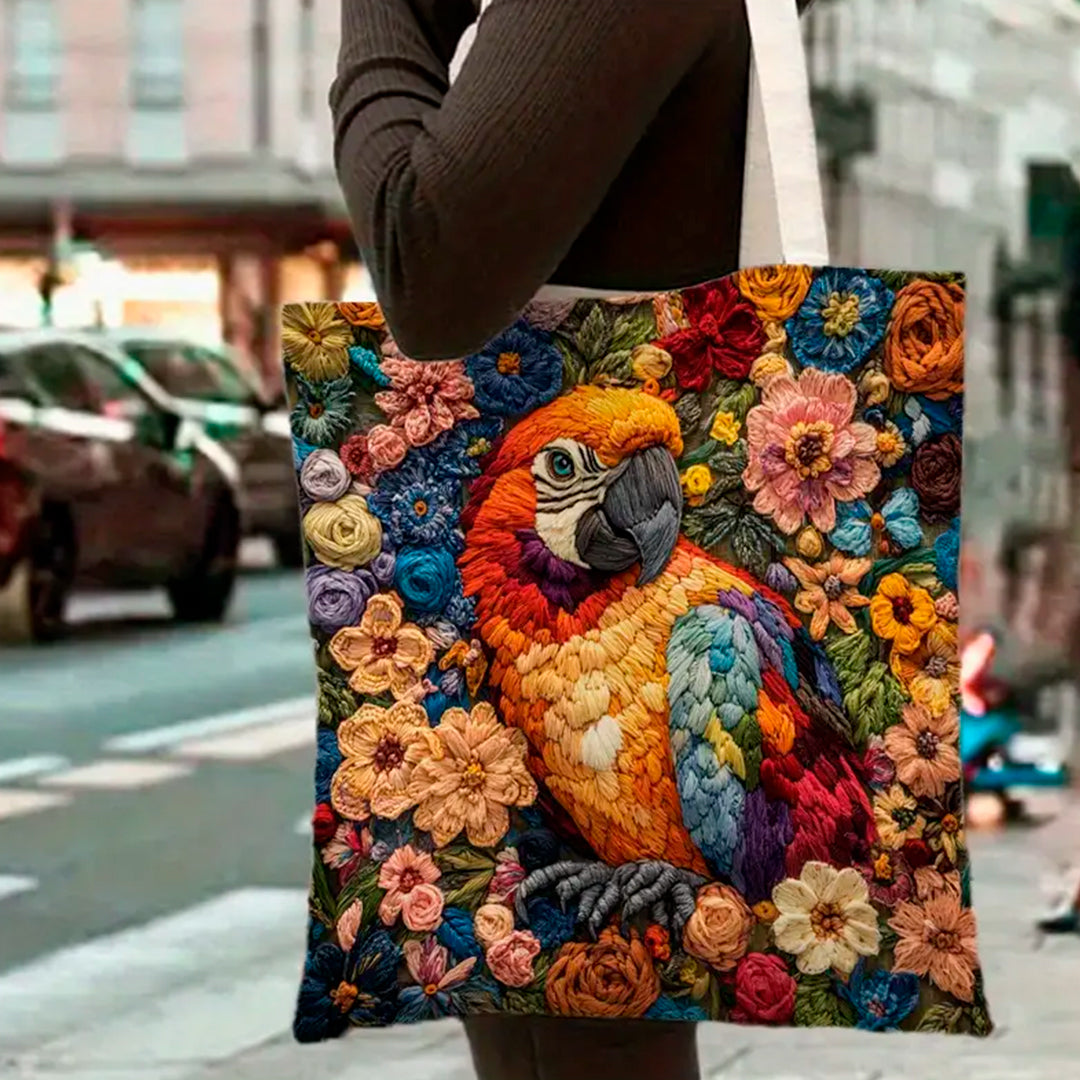 Bolsa de hombro Tote Bag diseño naturaleza aves
