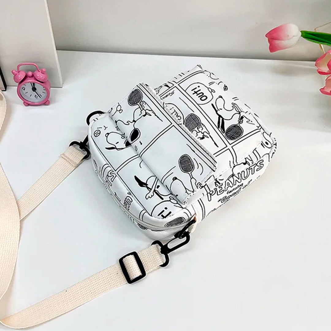 Bolso cruzado diseño Snoopy