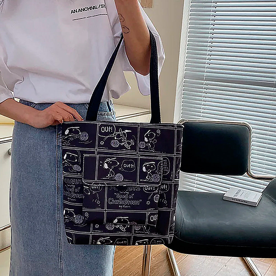 Bolsa Estilo Tote diseño Snoopy